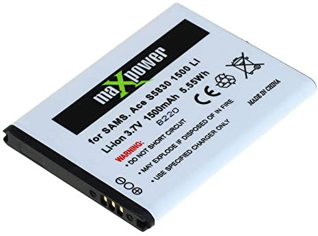 Mobilfunk Krause - Akku Maxximus für Samsung GT-S5660 / S5660 1500mAh Li-Ionen (EB494358VU)
