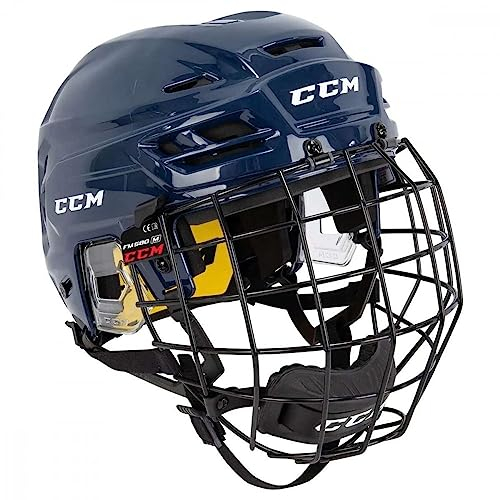 CCM Tacks 210 Combo Senior NavyXS Eishockey Helm