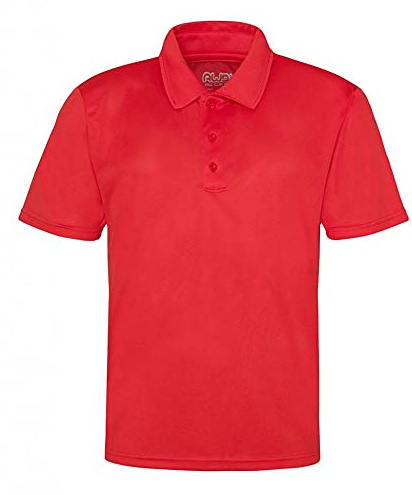 AWDis Just Cool JC040 Mens Cool Polo Shirt - Fire Red - 2XL