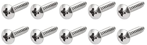 METALLIXITY Croce Autofilettante Viti (M3x14mm) 25pz 316 Acciaio Inox Autoperforante Vite - per Manutenzione Casa e Lavorazione Legno