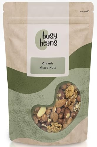 Organic Mixed Nuts - Certified Organic - by Busy Beans Organic (1kg)