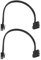 ECSiNG 2 cavi adattatori da Molex a ATX maschio a 4 pin da 33 cm, cavo adattatore di alimentazione ausiliario, cavo adattatore ATX, cavo di prolunga intrecciato per il collegamento della scheda madre