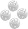 ShakeNext® Pack of 4 Plastic Mixball for Sports Fitness Protein & Protein Shaker, Shake Ball, Blender Ball for Mixed Drinks (White)