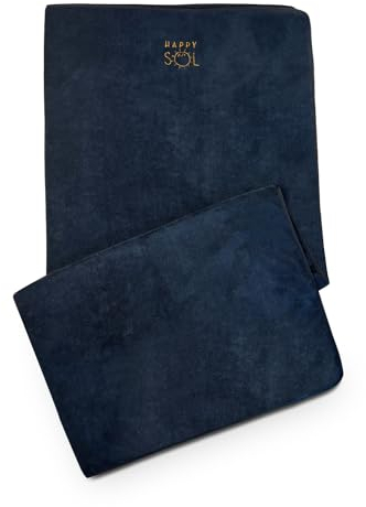 Happy Sol Saunadecke, Handtucheinsatz, saugfähiger Einsatz für Saunadecke, wiederverwendbar und maschinenwaschbar, 147,3 x 177,8 cm, luxuriöses Mikrofaser-Material