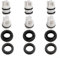 Household Cleaning Machines High Pressure Pump Washer Head Repair Kit Seal Oil Check Valves, Repair Kit for Pump Cleaning Head(Four corner)