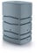 Fortena Regenwassertonne Regentank Regenbehälter Regentonne Wassertank 350L und 450L (Grau, 450L)