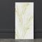 Grace Baltic Lot de 6 panneaux muraux autocollants, élastiques, 1,08 m², en PVC, aspect marbre, décoration murale, épaisseur 2 mm, blanc/marron