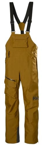 Helly-Hansen Powderqueen Bib Pant - Damen Schneehose zum Skifahren, wasserdicht, isolierte Winterausrüstung, 787 Lynx - XS