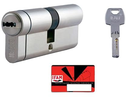 Cylindres doubles variés de sûreté 5 clés réversibles Série F6S+ 30x40 - IFAM