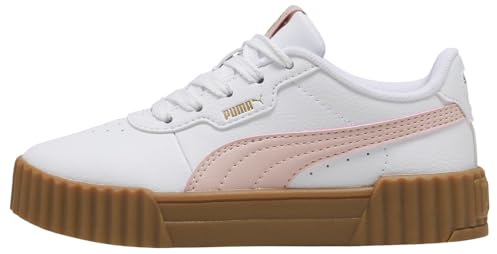 PUMA Carina 3.0 Jr. Sneaker Leder Schuhe 401476 01 Weiss