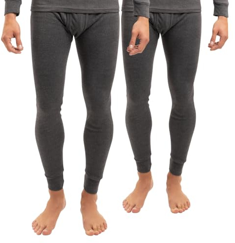 Celodoro 2er Pack Herren Ski-Thermo Unterhose - Lange Winter Unterhosen