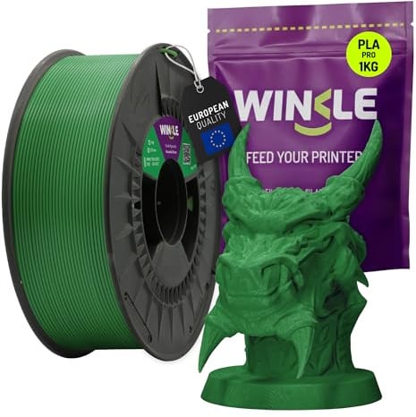 WINKLE PLA PRO Filament 1.75mm Avocado Grün 1kg, 3D Drucker Filament | 3D-Druckmaterialien, Maßgenauigkeit +/- 0.03mm, Hervorragender Wärmewiderstand, 95°C HDT, 1kg Spule