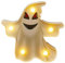 Halloween Decoration Lights Halloween Sign Lights LED Table Lamp Decoration Battery Powered Night Light Kids Star Projector (White, 17.7x17.5x3.3cm)