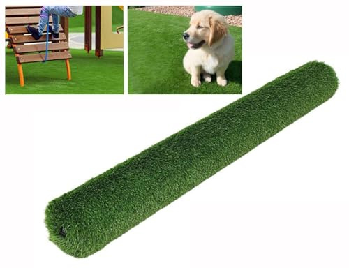 GAOAZHEN Rotolo di Erba Sintetica per Prato, per Interni ed Esterni, 3x10 m, con tappetini in Erba Sintetica ad Alta densità da 20 mm, Ideale per casa, Giardino, Patio e Balcone (Dimensioni: 3x5 m)