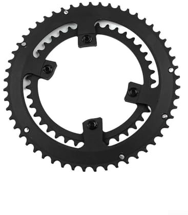 Fuerte plato 110BCD para 105 R7000 R8000 R9100 disponible en opciones 53 39T y 50 34T para una experiencia de ciclismo mejorada (53-39t)