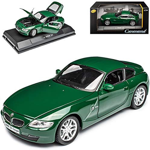 alles-meine.de GmbH B*M*W Z4 E86 M Coupe Grün 2002-2008 1/24 Cararama Modell Auto mit individiuellem Wunschkennzeichen