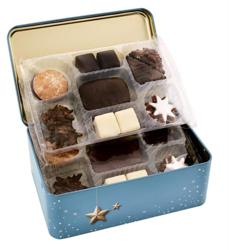 Geschenkbox Danke mit Lebkuchenmischung, ca. 300 g | LEBKUCHEN WELT Gefüllt mit Lebkuchenmischung – Geschenktruhe mit Danke-Botschaft, ideal für Kunden, Kollegen und Gäste