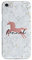 Tirita Personalised Initials Custom Hard Phone Case Compatible with iPhone 7 Plus & 8 Plus PRINTED GLITTER, NOT REAL GLITTER Magical Creatures Unicorn Fairy Phoenix Mermaid