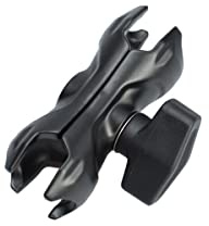 SW-MOTECH Schwenkbarer Klemmarm Schwarz. 2,2 Zoll / 5,5 cm