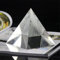 Lucky House Kristallglas Pyramide Statue Dekoration Weihnachtsdekoration Büro Dekoration Handwerk Geschenke (6cm)