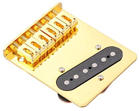 Lyws-6-Sattel Gitarre Brücke 5 W/Alnico Magnet Pickup für Tele-Gitarren