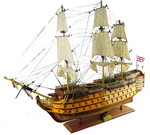 osters muschel-sammler-shop Schiffsmodell Victory │ Modellschiff │Segelschiff │ Premium-Modell │95cm Länge - 80cm Höhe