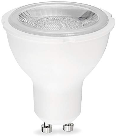 SSC-LUXon GU10 LED Leuchtmittel fourSTEP warmweiß 230V dimmbar ohne Dimmer | Dimmbares GU10 Leuchtmittel ohne Dimmer - Helligkeit in 4 Stufen am Lichtschalter, warmweiß, 230V, für viele Einbauspots