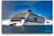 Premium Textil-Leinwand 75 x 50 cm Quer-Format Die HANSEATIC nature verfügt über eine einzigartige, antarktistaugliche Marina., Leinwanddruck von Hans-Gerhard Pfaff