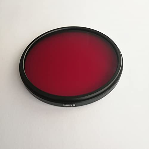 67mm Hb630 630 NM Infrarouge Filtre Long Filtre Filtre Rouge Verre Rouge