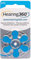 60 Pile Modello 675 Blu (PR44) - 10 Confezioni da 6 Batterie per Apparecchi Acustici 1,45V - Pile Acustiche Rayovac Varta Extra