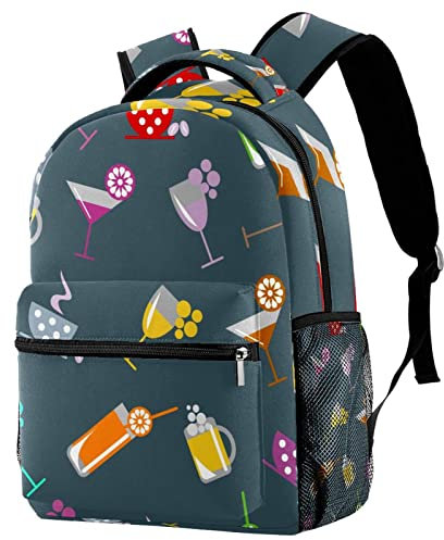 Leisure Campus Sac à dos de voyage, verres à cocktail, verres à vin, bière avec porte-bouteille pour filles et garçons