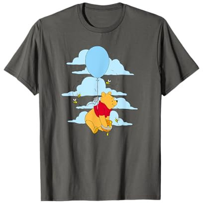 Disney Winnie The Pooh Floating Balloon Honey Pot Poster Maglietta