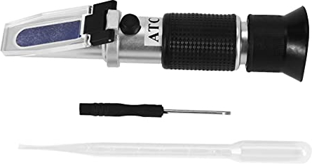Refraktometer fuer KFZ Frostschutzpruefer Frostschutz Wasser Batterie Wischwasch -503ATC Refractometer