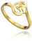 SIPURIS Lotus Om Ohm Aum Symbol Ring Yoga Om Entspannungsring Versprechen Ringe Blume des Lebens filigraner Band Fingerring Spiritueller Schmuck Geschenke für Damen Herren (9/Om-Gold)