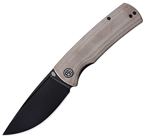 Petrified fish PFP01 Beluga Klappmesser, 3.62 K110 Stahl Klinge G10 Griff, Mit Kugellager EDC Taschenmesser (Khaki Stonewashed)