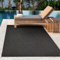 the carpet Toulouse - In- und Outdoor Teppich für Wohnzimmer und Küche - Pflegeleicht, Wasserabweisend, Robust und Strapazierfähig, Anthrazit, 300 x 400 cm