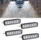 AufuN 4x LED Arbeitsscheinwerfer 18W LED Zusatzscheinwerfer Offroad Scheinwerfer 1600LM 12V/24V 6000K Arbeitslicht Wasserdicht IP67(4 Stück)