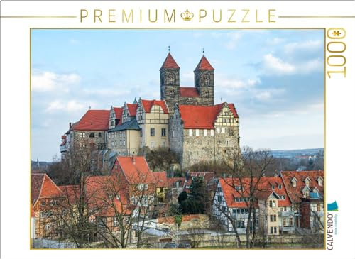 CALVENDO Puzzle EIN Motiv aus dem Kalender Altstadt Quedlinburg | 1000 Teile Lege-Größe 64 x 48 cm Foto-Puzzle für glückliche Stunden