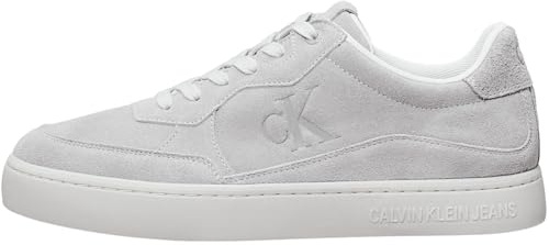 Calvin Klein Herren Cupsole Sneaker Classic Iconic Schuhe, Grau (Formal Grey/Oyster Mushroom), 44