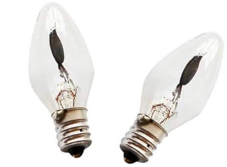 ShuoHui E14 Dimmbar Flammlampen Glühlampe Flackernde Kerze 230V 1,5W | dekoratives Leuchtmittel Flackerkerze (10)