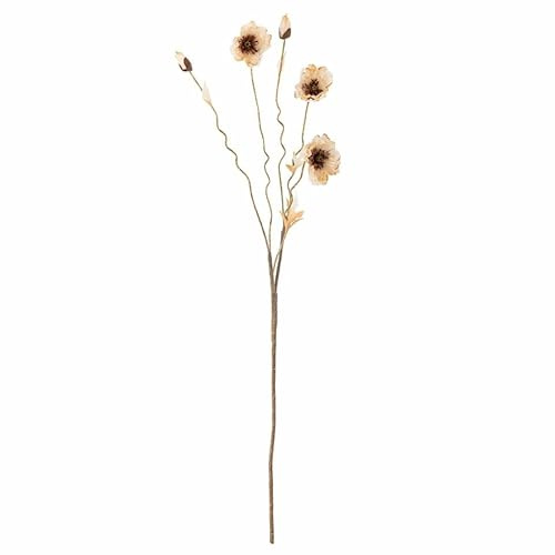 Poppy Künstlich Einzelstiel, Natur, Kunststoff