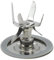 ROXENT 6 Klingen Ice Crushing Blender Blade, for Oster, for Osterizer Mixer mit Dichtungsring Ersatzteile für Standmixer