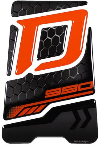 Tankpad Motorrad Aufkleber kompatibel mit KTM 990 Duke schwarz X509701VA