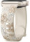 Mastten Floral Armband Kompatibel mit Apple Watch Armband Damen - Weiche Silikon Band für iWatch SE 44mm 45mm 46mm 49mm - Süßes Blumen Gravierte Band für iWatch Series 10 9 8 7 6 5 4 3 2 1, Polarstern