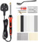 100W Plastic Welding Kit, 2 in 1 Plastic Welder & Soldering Iron Gun Kit, 56PCS Welding Welding Rods,Soldering Tips,Patch Net,Wire Brush,Temperature Control, Bumper Repair Kit for Plastic Crack Repair
