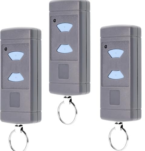 868 MHz Apri porta da garage per trasmettitore manuale Hörmann *3, telecomando per Hormann HSE2-868 HSE4-868, HSM2-868 HSM4-868, HS2-868 HS4-868, HSD2-A-868, HSD2-C-868, tasto blu per telecomando
