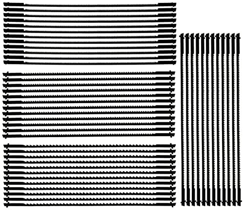 Jolsaawie 48er-Pack Dekupiersägeblatt-Set, 5 Dekupiersägeblatt-Stiftende- für, Metall
