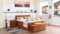 Boxspringbett Terz 240x220, DS-Terrakota, 7-Zohnen Taschenfederkernmatratze, Komfortschaum - Inklusive Aufbau - Deutscher Hersteller