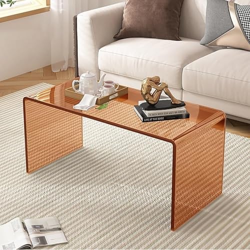 Sofatisch Beistelltisch Klein Couchtisch Acryl Tisch Minimalistisch Sidetable Endtisch Transparenter C Form Moderner Nachttisch Stubentisch Table For The Living Room Beistelltische(Stil 4,30x30x55cm)
