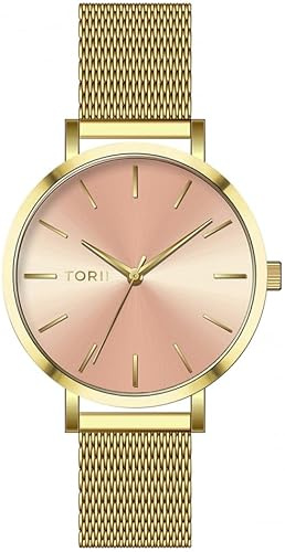 TORII Damenarmbanduhr G33GS.RG in klassischem Pink-Mode-Stil.